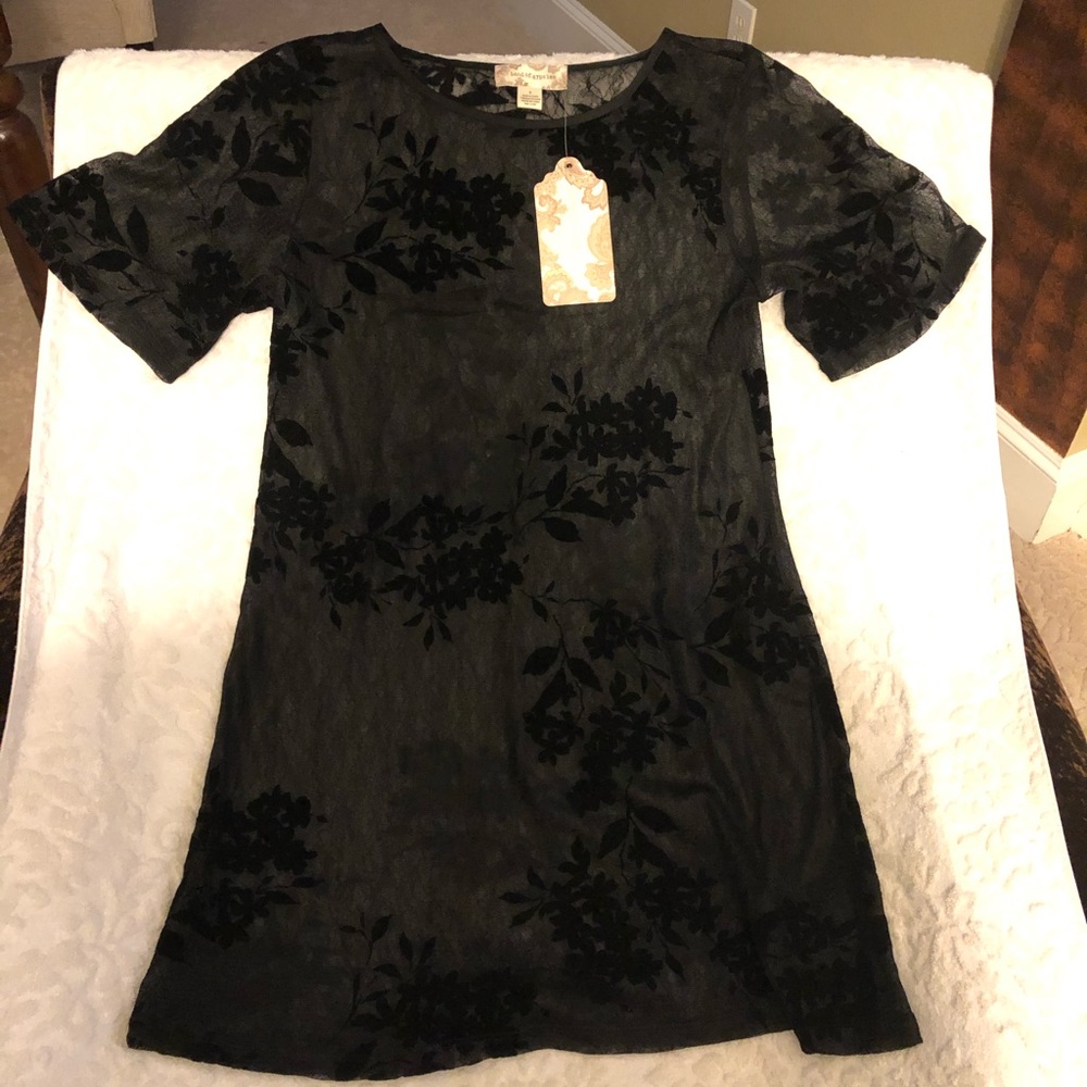 BAND OF GYPSIES Velvet Dress